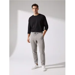 Sinsay - Pantalone straight fit - svetlo siva