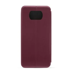 Maska za telefon ROYAL FLIP COVER za Xiaomi Poco X3, Bordo