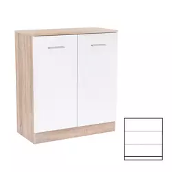 Miami kredenca 2 vrati 80x92 cm bela-sonoma hrast