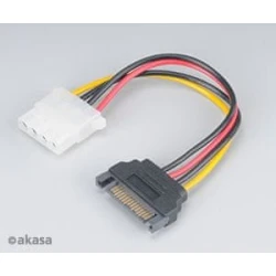 Molex Adapter SATA na 4pin - 15 cm 2 kosa