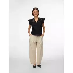 Vero Moda Bluza Line 10347292 Črna Regular Fit