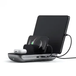 SATECHI Dock 5 Multi device charging station with EU plug - Space grey