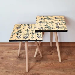 HANAH HOME Set 2 stočića 2Shp11 Beige