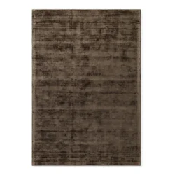 Rjava ročno tkana viskozna preproga 200x300 cm Noemi – Vikosa