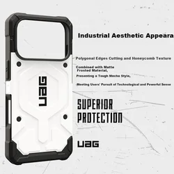 UAG Maska za mobilni telefon iPhone 17 Pro Max, Belo-crna