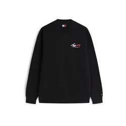 Tommy Jeans Majica  rdeča / črna / bela