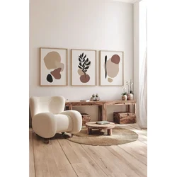Wallity slika 3Dartsoho67, 3 dijela, 33 x 48 cm