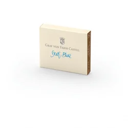 Faber Castell GV 6 ink cartridges, Gulf Blue