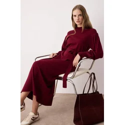 Trendyol Modest Ženska haljina Tctaw24Eb00023, Bordo