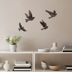 Wallity Zidna dekoracija Birds-1, Antracit