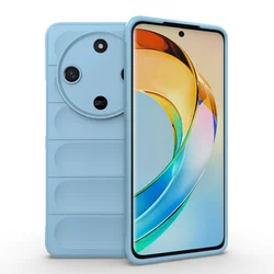 Maska Phantom Shield za Honor Magic 6 Lite/ X9b 5G, Svetloplava