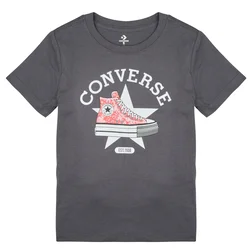 Converse SNEAKER GRAPHIC T-SHIRT Črna