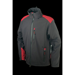 Lacuna getout softshell jakna dante crno-crvena veličina xxl ( 5danbkxxl )