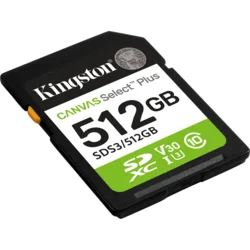 Memorije kartice KINGSTON SDS3/512GB/Canvas Select Plus/Class10 UHS-I/150MB/s