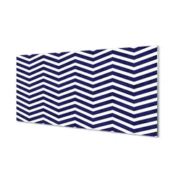 tulup.si Slika na steklu Stripes 120x60 cm 2 obešalnika