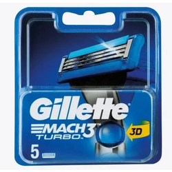 GILLETTE Dopuna za brijač Mach 3 turbo 5/1