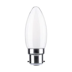 Paulmann LED sveča B22d 4,7W 4.000K opal