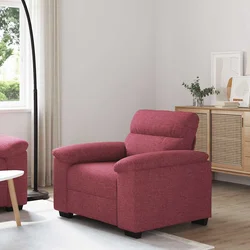 Sofa fotelja vino crvena 100x81x84 cm tkanina