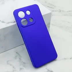 Futrola Soft Silicone za Xiaomi Redmi Note 13 4G plava