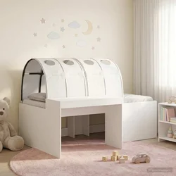 Krevet s tunelom 4 pcs Artisian hrast i bijela