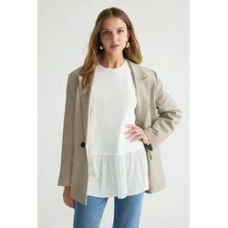 Trendyol Modest Ženska bluza Tctss25Uk00005, Bela