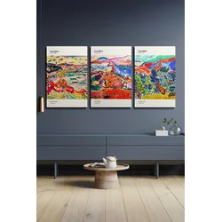Wallity Slika Ersycnvs12, 50x70 cm, 3 dijela