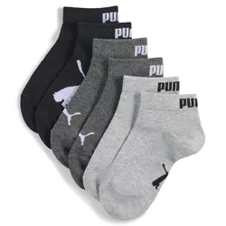 Puma Quarter Socks Youth (3-pack), Black, Size 35-38, Clothing