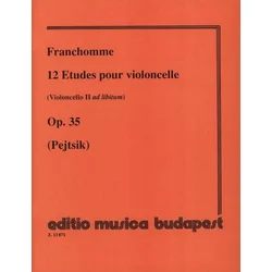 FRANCHOMME:12 ETUDES POUR VIOLONCELLE OP.35