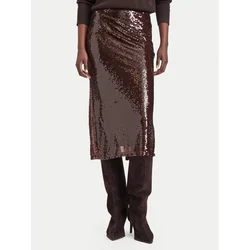 Rinascimento Midi krilo CFC0020440002 Temno rjava Regular Fit