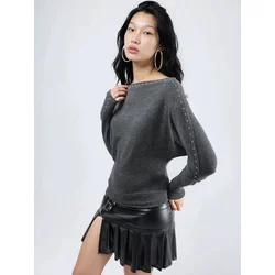 Busem Bluza temno siva