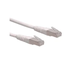 ROLINE S/FTP (PiMF) Patch Cord, Cat.6, white 3.0 m