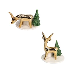 Tognana Set od 2 svećnjaka Christmas Classy, Sa irvasom, Šareni