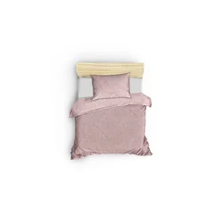 LEssentiel Maison Satenska posteljina Verano Powder, 135x200cm, Roze