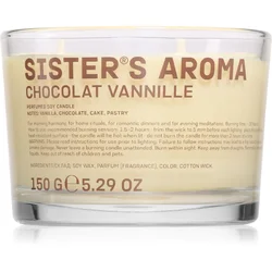 Sisters Aroma Chocolat Vannille dišeča sveča 150 g