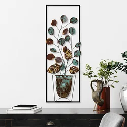 Wallity Zidna dekoracija Alder-077-3, 32x90x4 cm, Šarena