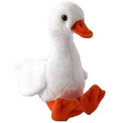 Liba plišasta figurica - bela, 15 cm