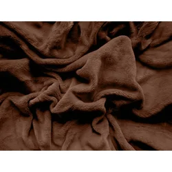 Rjuha mikropliš SOFT 160x200 cm rjava