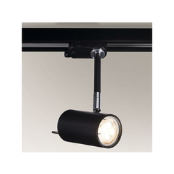 Shilo 6602 - Spot svetlo za šinski sistem FUSSA 1xGU10/15W/230V crno