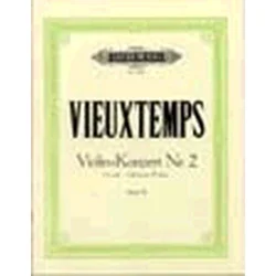 VIEUXTEMPS : note KONZERT NO.2 OP.19 FIS-MOLL