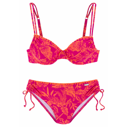 VENICE BEACH Bikini oranžna/roza