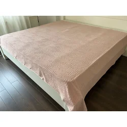 Frotir prekrivač - pokrivač, 200x200, Roze