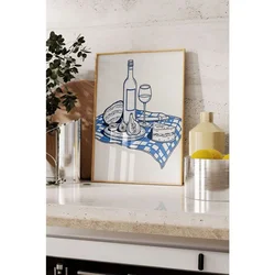 Dekorativna slika u okviru 50 x 70 cm