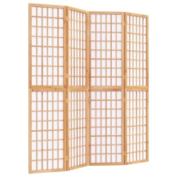 Sklopiva sobna pregrada 4 panela japanski stil 160x170 cm