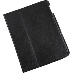 Quer etui posvečen Apple Ipad 3 usnjena črna