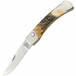 Bear & Son Auto Lockback Stag Bone