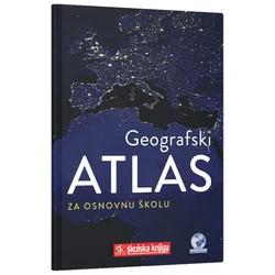 Atlas geografski za osnovnu školu-meki uvez Školska Knjiga