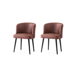 Hanah Home Set stolica Zen-4208 V2, 63x56x103.5 cm, 2 komada, Braon
