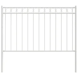 Vidaxl Element Ograje ASSEN Bela 170 x 150 cm Jeklo