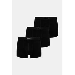Boksarice Karl Lagerfeld 3-pack moške, črna barva, A1M47073