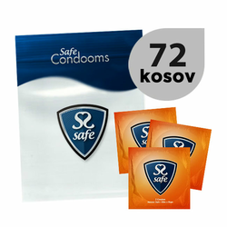 Kondomi Safe - narebreni 72 kosov